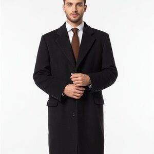 Stanley Blacker Cashmere & wool Tweed over coat 48 Excellent Condition Nice One